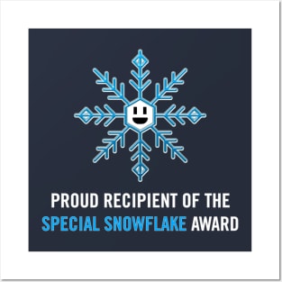 Proud Recipient of the Special Snowflake Award (white) Posters and Art